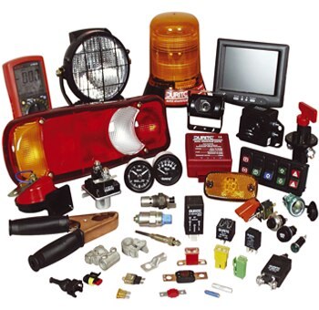 Marine electrical lights, gauges & fittings