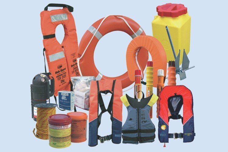 Life jackets and personal protective safety gear