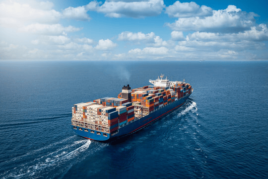 Marine delivery to vessel at berth