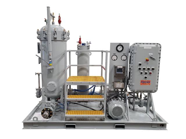 Fresh water generator filtration skid