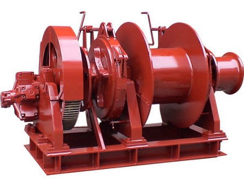 Hydraulic anchor mooring winch