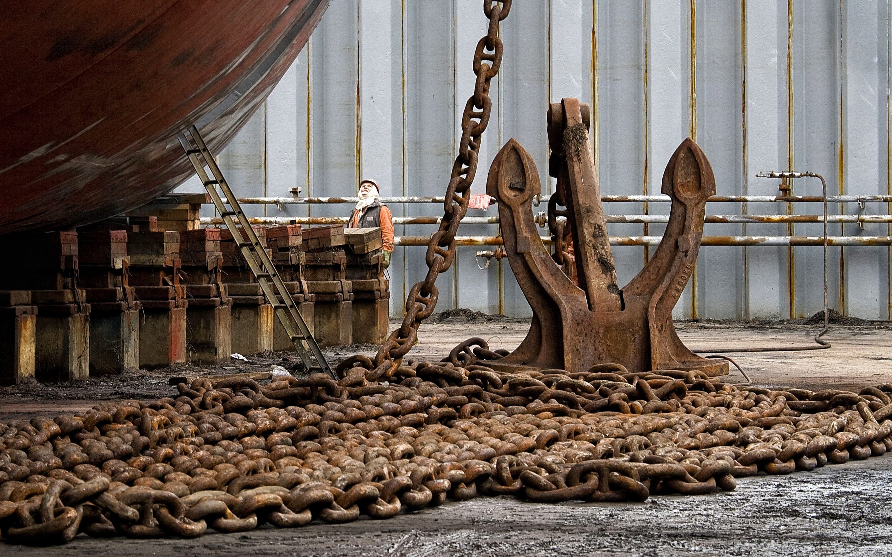 Deck store mooring and anchoring equipment