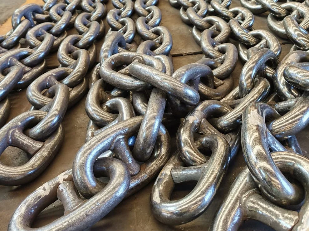 Stud link anchor chain
