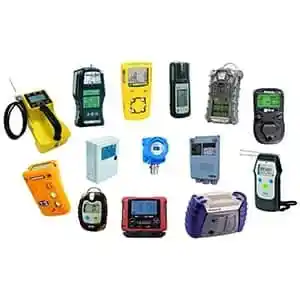 Gas detector range collection