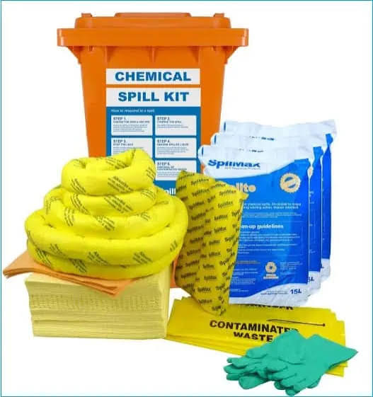Chemical spill response kit