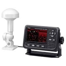 AIS display with GPS antenna