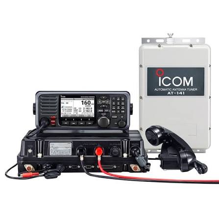 MF HF radio with automatic antenna tuner