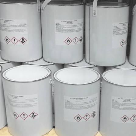 Zinc phosphate primer paint drums