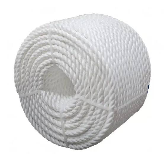 Synthetic rope coil for marine use