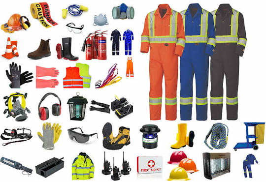 Safety equipment and coveralls collection