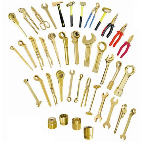 Non-sparking brass tools collection