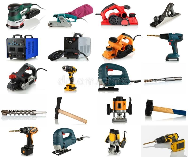 Power tools grid assortment